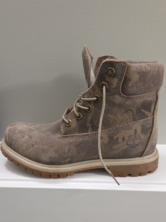 Timberland Shoes - Timberland 6" Premium Suede Waterproof Boots – Women's Camo Taupe A1SCG Size 7.5